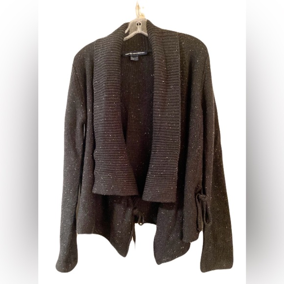 French Connection Sweaters - French Connection Black Wool Cardigan Sweater